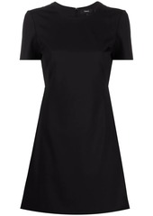 Theory short-sleeve wool T-shirt dress