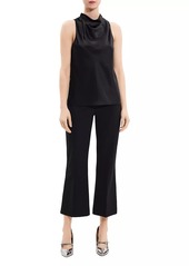 Theory Sleeveless Cowlneck Top
