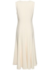 Theory Sleeveless Crepe Midi Dress