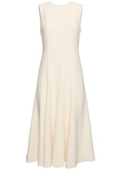 Theory Sleeveless Crepe Midi Dress