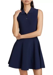 Theory Sleeveless Polo Minidress