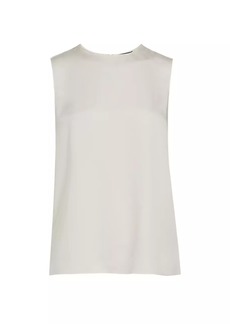 Theory Sleeveless Silk Top