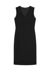 Theory Slim V-Neck Midi-Dress