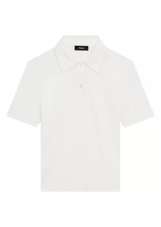 Theory Slim Wool Polo Shirt