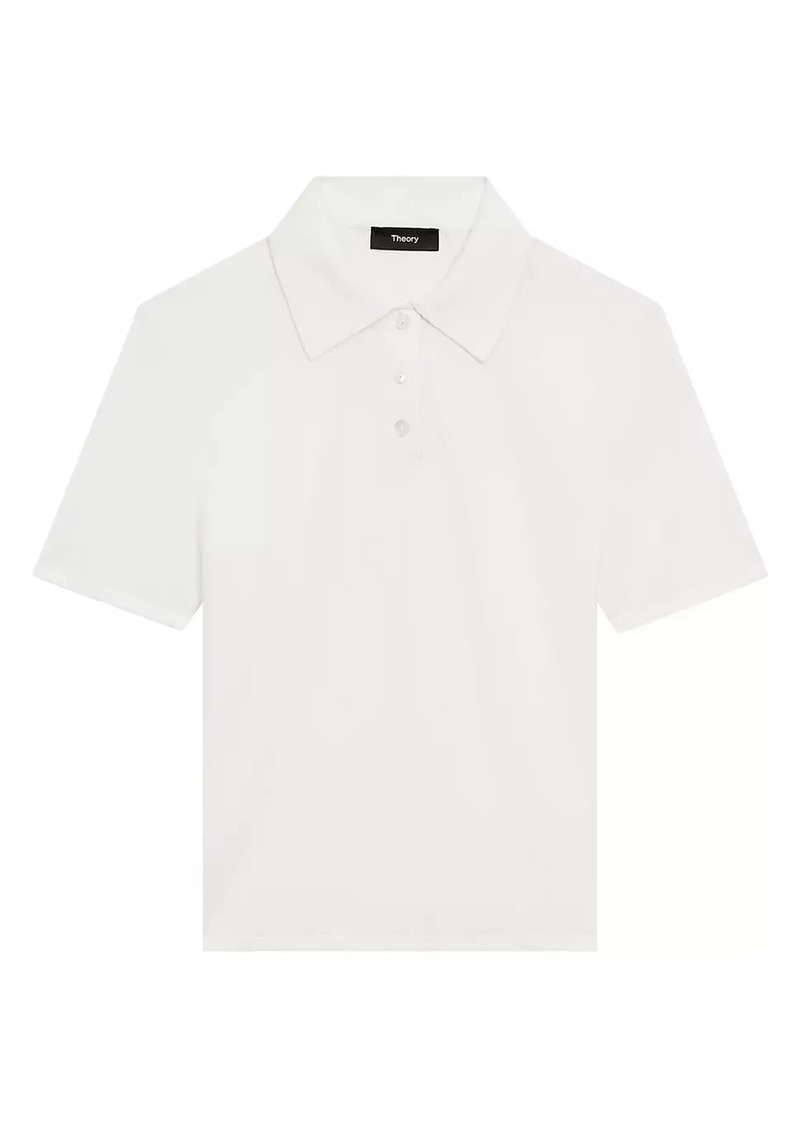 Theory Slim Wool Polo Shirt