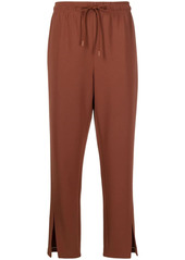 Theory slit ankles straight-leg trousers