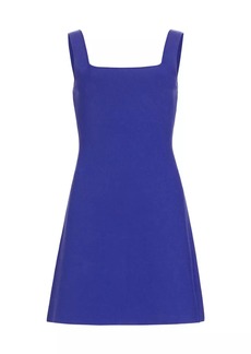 Theory Square Neck Flare Dress