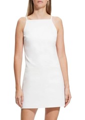 Theory Squareneck Sleeveless Mini Dress