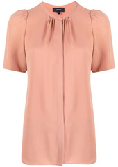 Theory SS ruched blouse