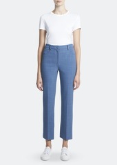 Theory Straight Low Rise Cropped Trouser