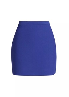Theory Structured Form-Fitting Stretch Miniskirt
