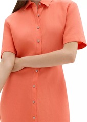 Theory Tailored Linen Shirtdress