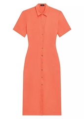 Theory Tailored Linen Shirtdress