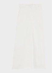 Theory Terena Cropped Wide-Leg Pants