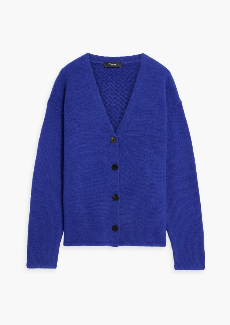 Theory - Brushed wool cardigan - Blue - S