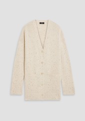 Theory - Donegal wool and cashmere-blend cardigan - White - S