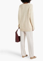 Theory - Donegal wool and cashmere-blend cardigan - White - S