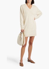 Theory - Donegal wool and cashmere-blend mini dress - White - XS