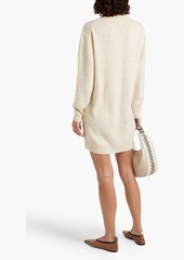 Theory - Donegal wool and cashmere-blend mini dress - White - XS