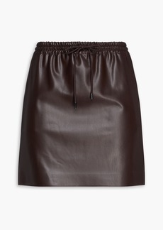 Theory - Faux leather mini skirt - Brown - XS
