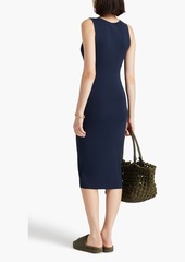 Theory - Ribbed-knit midi dress - Green - XS