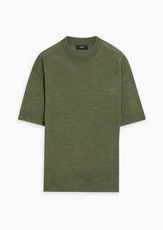 Theory - Silk-blend top - Green - XS