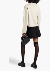 Theory - Stretch-knit mini skirt - Black - M