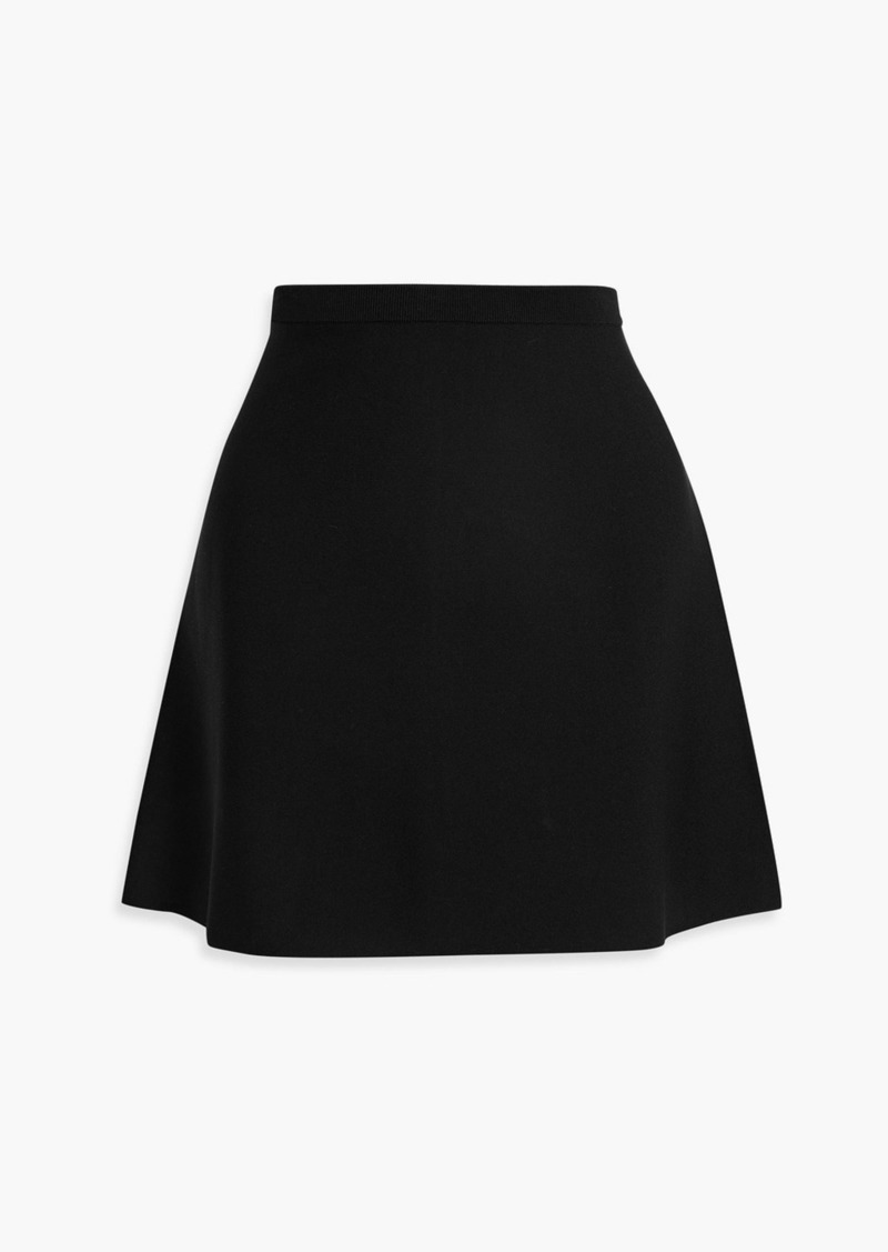 Theory - Stretch-knit mini skirt - Black - M