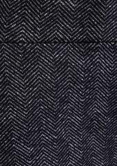 Theory - Talbert herringbone wool-blend wide-leg pants - Blue - M