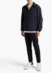 Theory - Tapered wool-blend drawstring pants - Blue - S