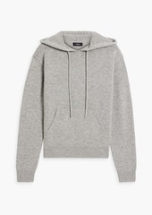 Theory - Wool and cashmere-blend hoodie - Gray - L