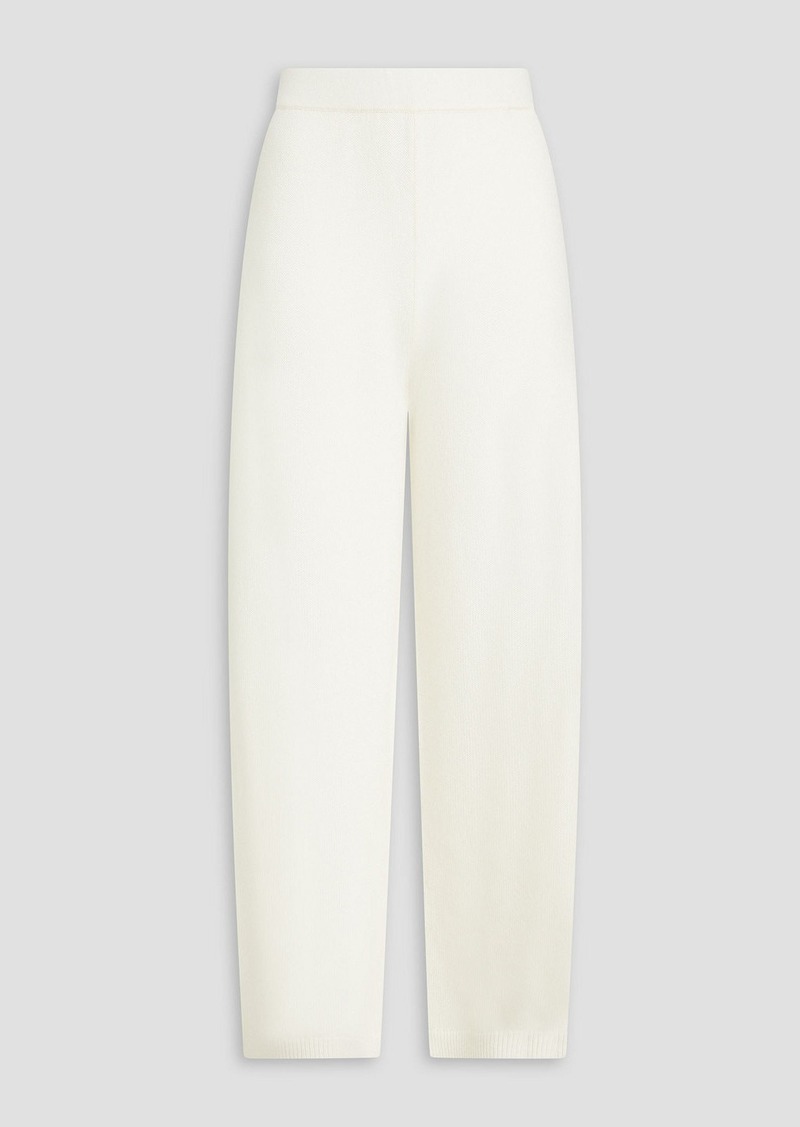 Theory - Wool and cashmere-blend wide-leg pants - White - S