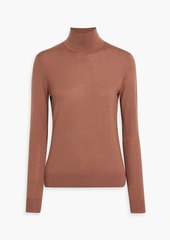 Theory - Wool-blend turtleneck sweater - Brown - S