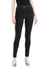 Theory Adbelle High Waist Leather Leggings