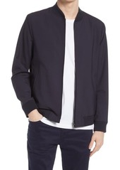 Theory Aiden Stretch Wool Bomber Jacket in Navy at Nordstrom