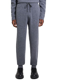 Theory Alcos Slim Fit Felted Wool Drawstring Pants