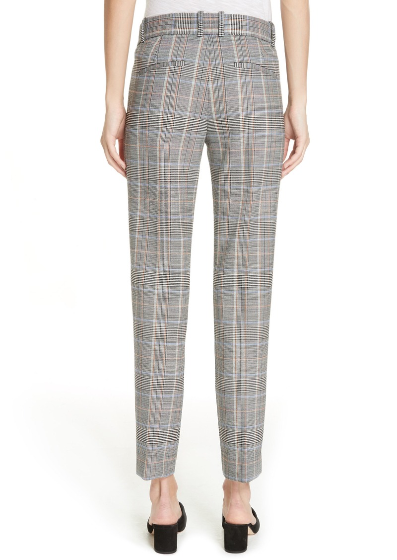 Theory Theory Autumn Plaid Straight Trousers | Bottoms