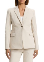 Theory Bistre Sculpt One-Button Blazer