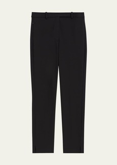 Theory Bistretch High-Waist Tapered Crop Pants
