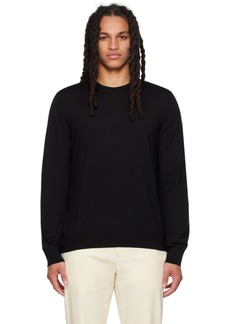 Theory Black Crewneck Sweater