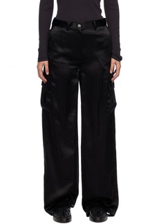 Theory Black Wide-Leg Trousers