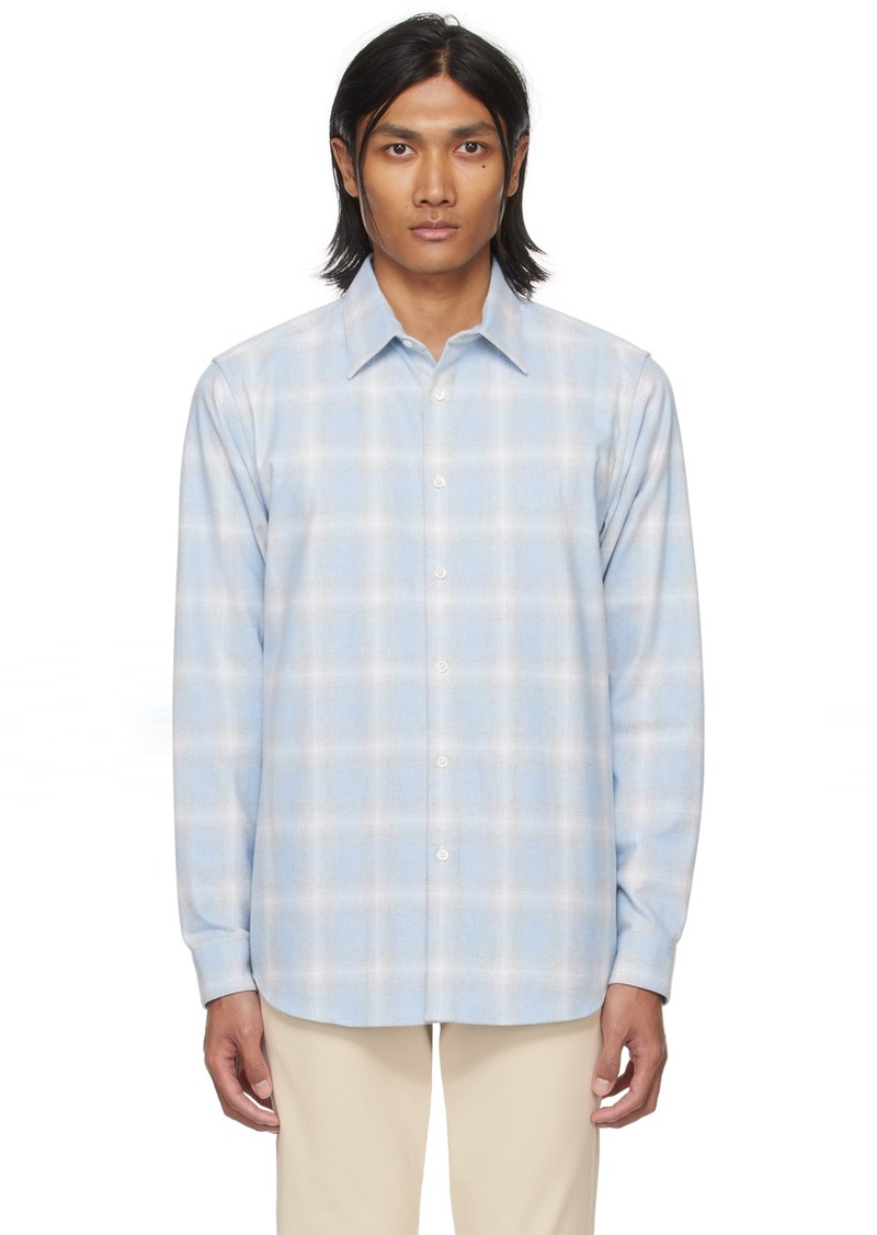 Theory Blue Irving Shirt