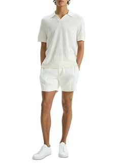 Theory Brenan Short Sleeve Open Collar Polo Shirt