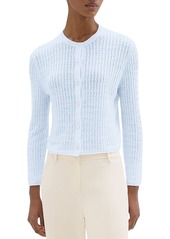 Theory Cable Cropped Cardigan