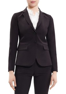 Theory Carissa Stretch Wool Classic Suit Jacket