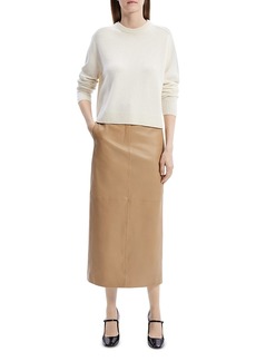 Theory Cashmere Cropped Sweater