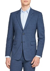 Theory Chambers Micro Houndstooth Slim Fit Suit Jacket