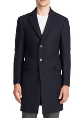 Theory Chambers Wool Blend Slim Fit Topcoat