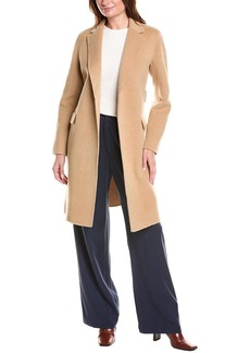 Theory Chevron Wool Coat