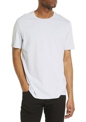 Theory Clean Gamma Jacquard T-Shirt in White/Navy at Nordstrom